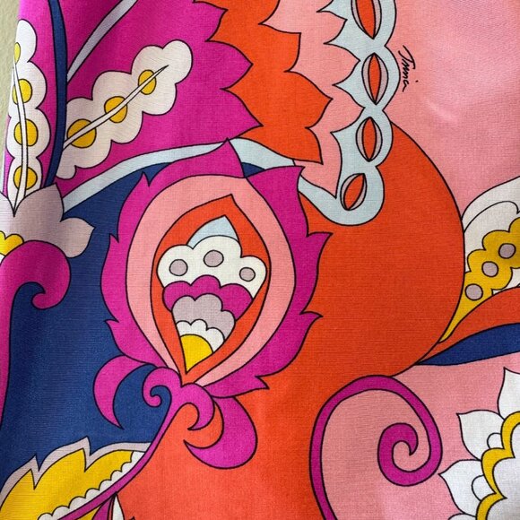 TRINA TURK Sevilla Skirt Womens XS Floral Swim Cover Up Psychedelic Preppy Boho - Picture 3 of 6